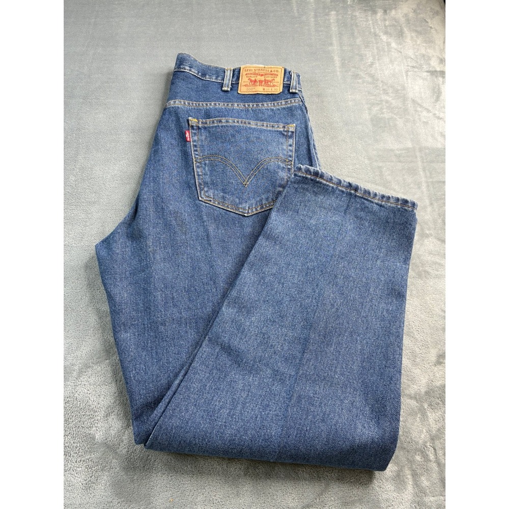Levi Strauss 550 Relaxed Fit Jeans Men's 38x30 Blue Denim Straight‎ Leg Zip Fly